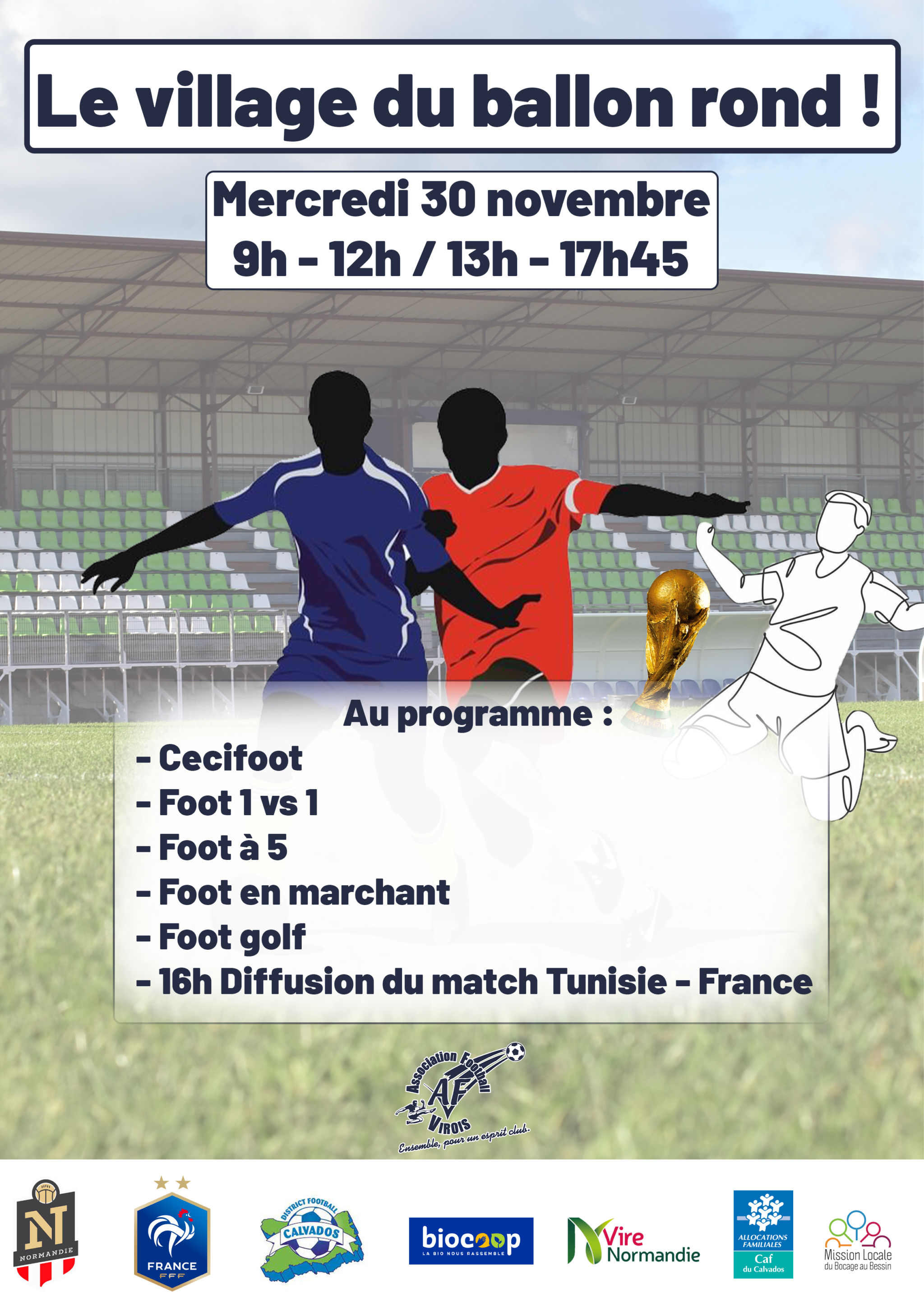 L'Affiche du village du ballon rond