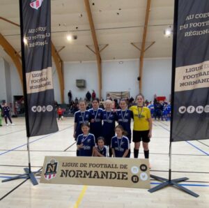 Les U13F de l'AF Virois terminent 5e des finales régionales de futsal