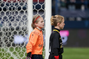 Nos U13 au jeu de la mi-temps lors de SMC VS FC Sochaux Crédit : Damien Deslandes