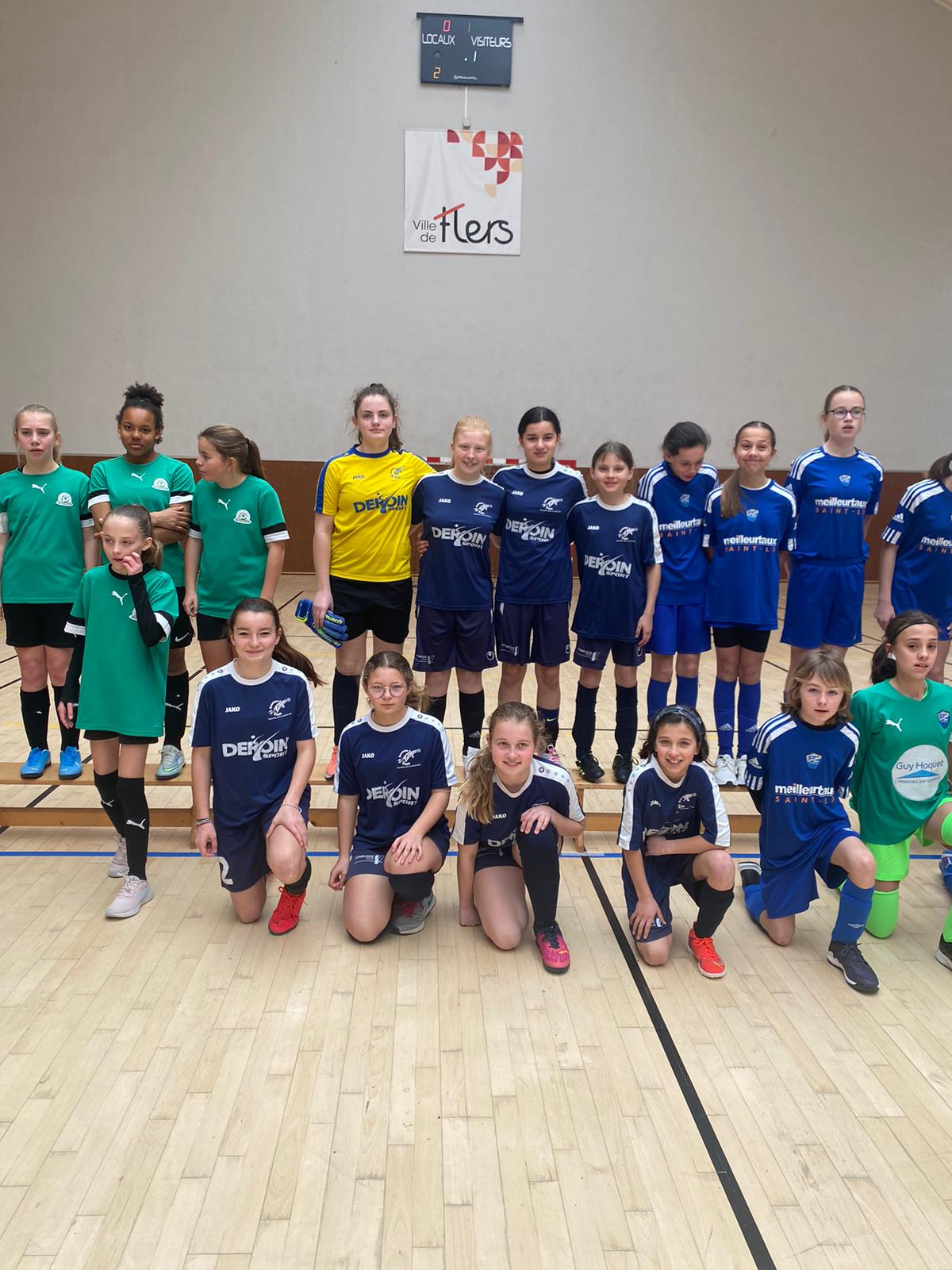 Les U13F de l'AF Virois terminent 5e des finales régionales de futsal