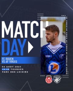 match de préparation fc rouen vs af virois